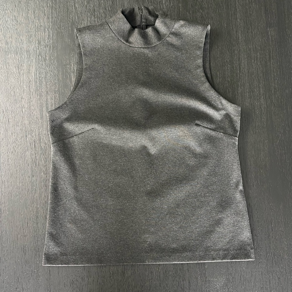 J Crew Mock Neck Sleeveless Top